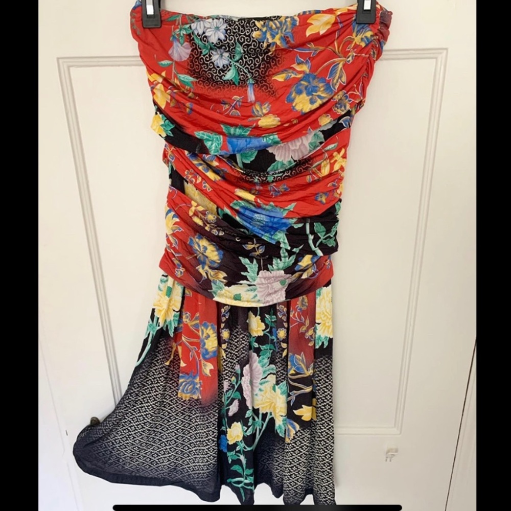 ETRO strapless dress worn once!!